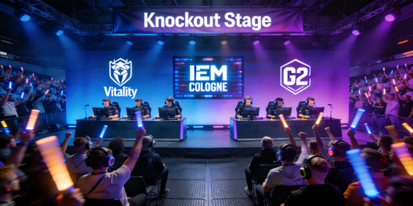 CSGO IEM科隆站淘汰赛赛事现场图