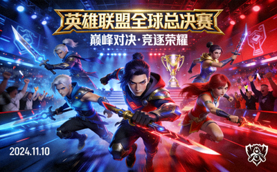英雄联盟游戏赛事封面图